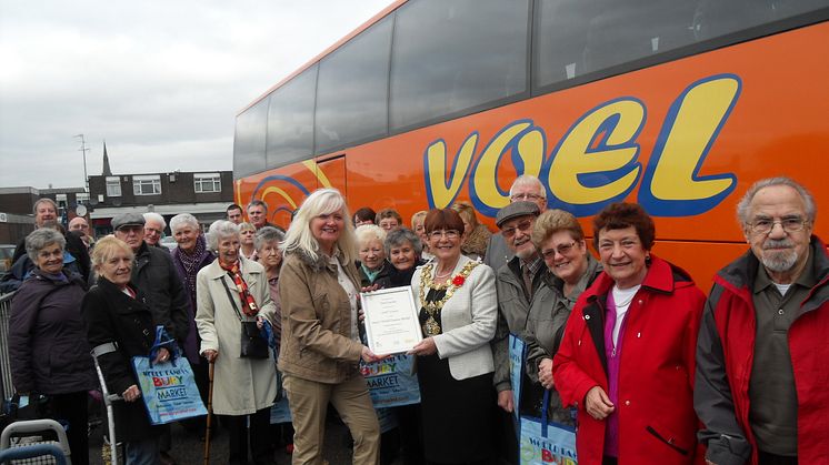 Bury Market welcomes its 1,000th coach of the year