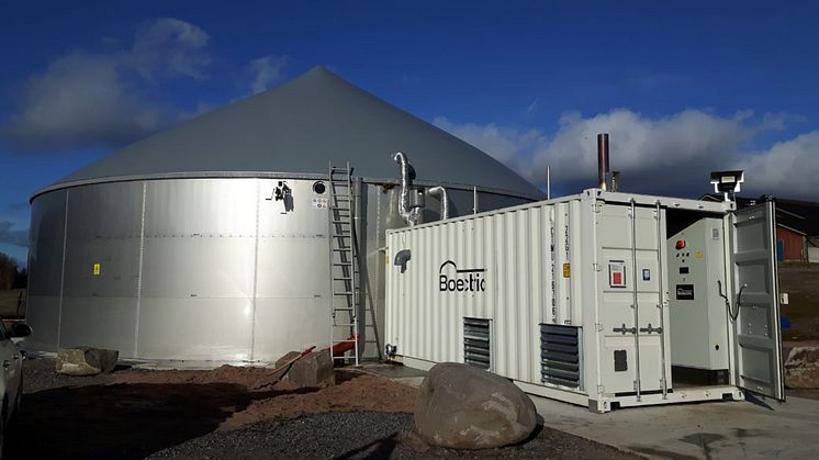 En lantbruksbaserad biogasanläggning i Sjuhärad