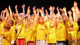 Konsertdags för 150 förskolebarn i Kristianstad