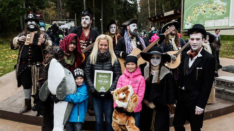 Kolmården passerade idag 700 000 gäster