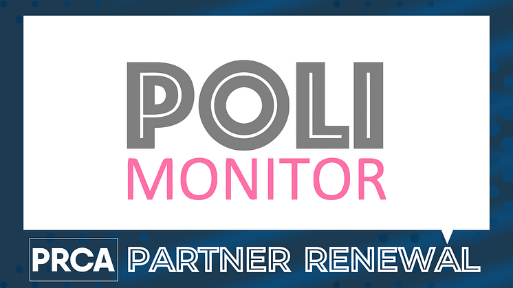 PoliMonitor renewed as PRCA exclusive Public Affairs Partners