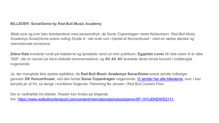 Billeder: SonarDome by Red Bull Music Academy