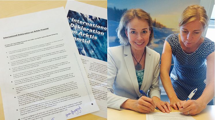 Polarbröd signerar internationell deklaration om Arktis framtid