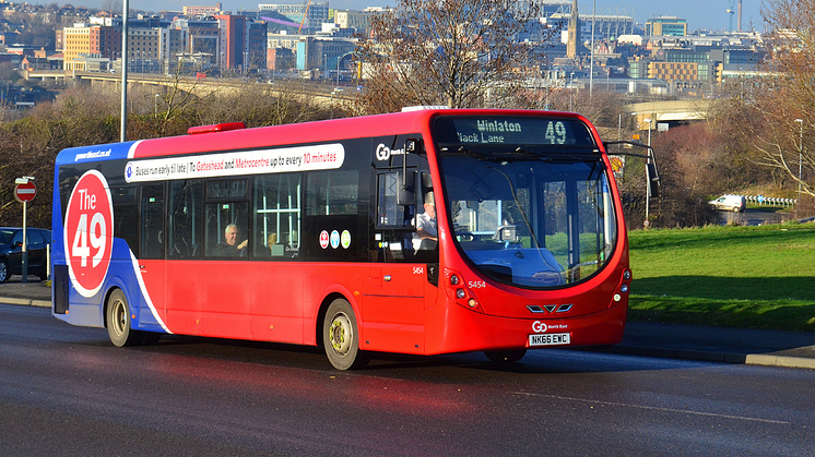 Brand new 49 on the road in Bensham. 