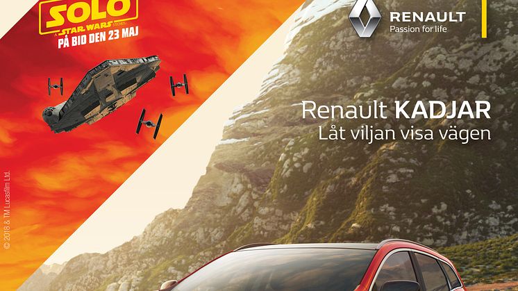 Renault Kadjar i filmen "Solo: A Star Wars Story"