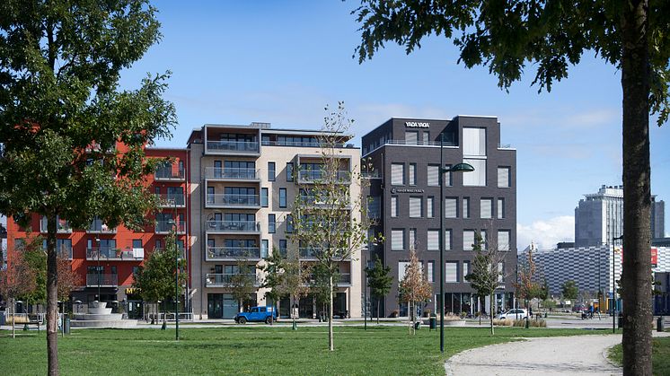 Kvarteret Klyvaren av LINK arkitektur. Fotograf: Hrund Winckler