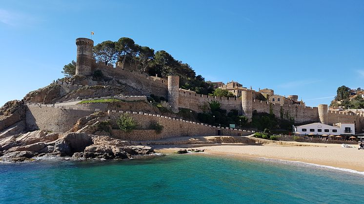 Vandringsresa Barcelona och Costa Brava, Tossa de Mar