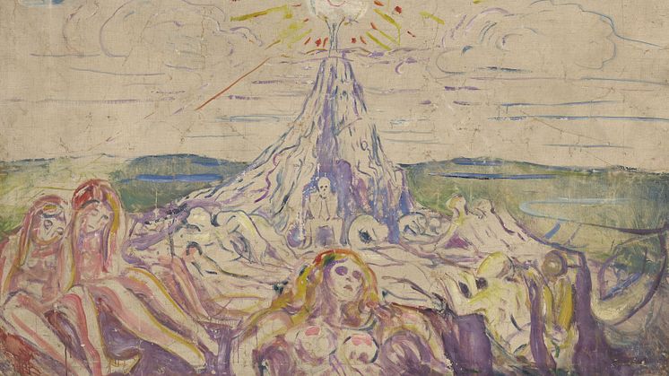 Edvard Munch: Menneskeberget / the Human Mountain (1910)