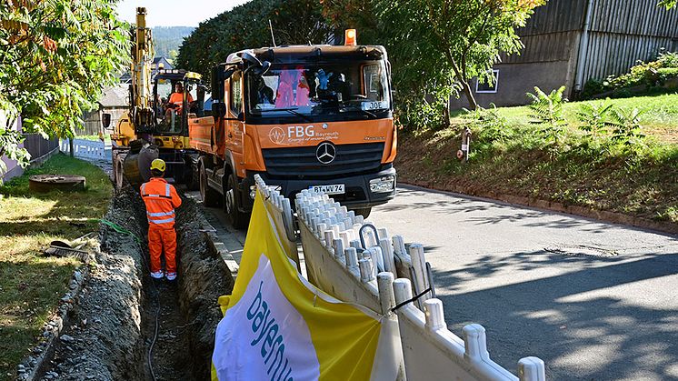 Halbzeit beim Bau der neuen Stromleitungen bei Weißdorf