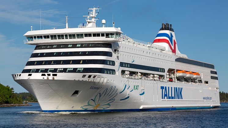 Tallink Silja Line utökar med ytterligare ett fartyg på rutten Stockholm-Tallinn under sommaren