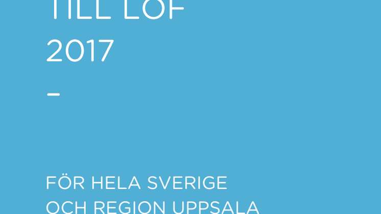 Anmälningar till patientskadeförsäkringen Löf 2017 Region Uppsala