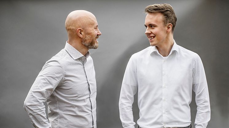 Vi är ett familjeföretag - far och son - Jonathan Florin och Per Florin