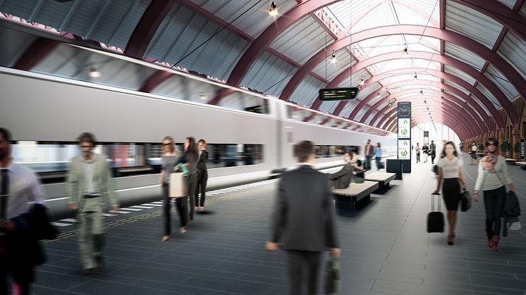 Ett tåg i två våningsplan skapar nya möjligheter att anpassa resan efter olika resenärers behov och önskemål.