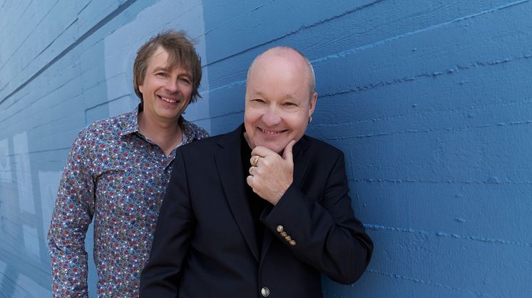 Nils Landgren, trombon/sång och Jan Lundgren, piano, är två av Sveriges absolut främsta jazzmusiker. 26 september framför de sin konsert ”Kristallen” på Jazzklubben Sundsvall. Foto: Steven Haberland