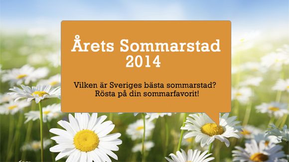 Årets Sommarstad 2014 - Vilken är Sveriges bästa sommarstad?