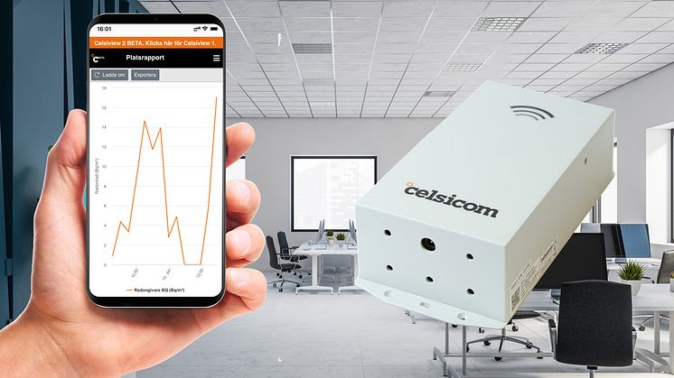 Se radon, temperatur och fukt – direkt i mobilen