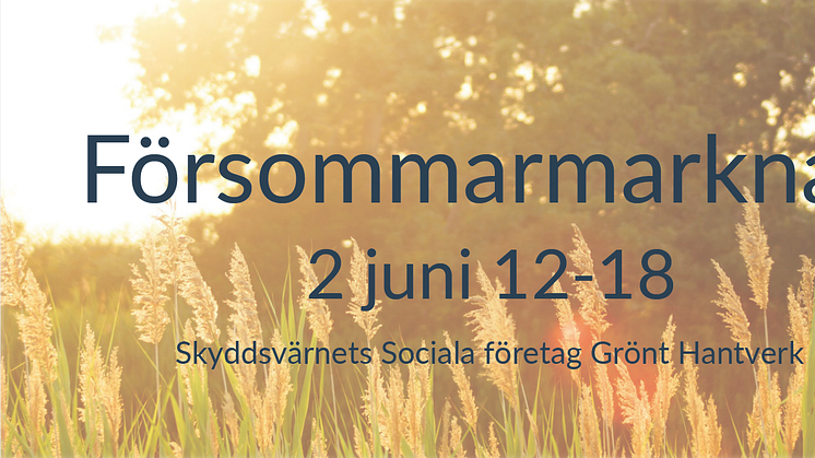 Försommarmarknad 2 juni