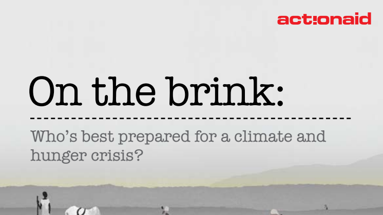 On the brink - Who’s best prepared for a climate and hunger crisis