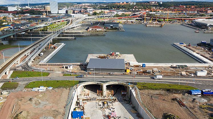 Marieholmstunneln blir den tredje sänktunneln i Sverige – Tingstadstunneln som den ersätter var den allra första. Fotograf: Kasper Dudzik