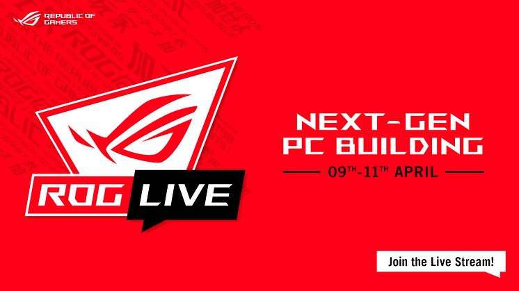 ASUS Announces ROG Live Next-Gen PC Building - Live from Stockholm