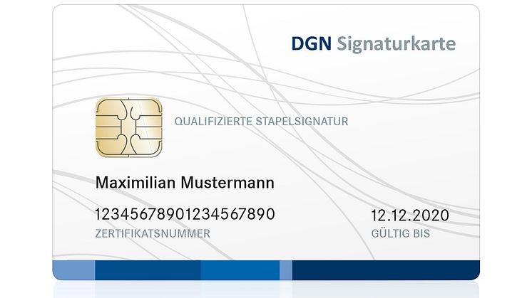 Abbildung: DGN Signaturkarte
