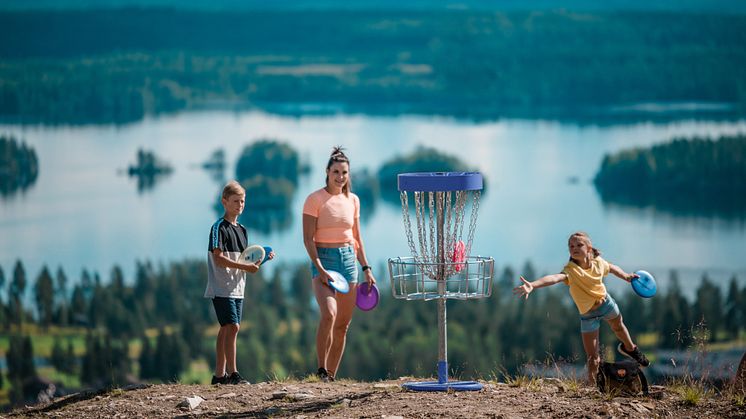 Nu finns en ny discgolfpark tillgänglig på Isaberg Mountain Resort. 