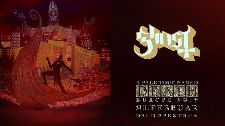 GHOST INNTAR OSLO SPEKTRUM I FEBRUAR!