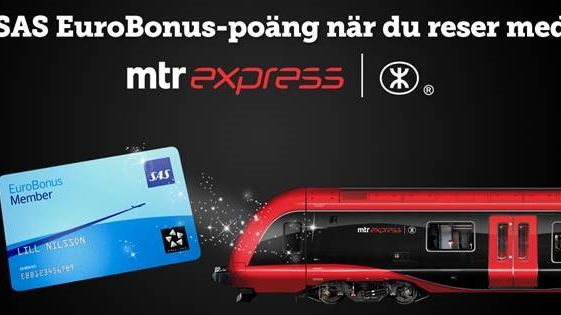 MTR Express ingår partnerskap med SAS EuroBonus