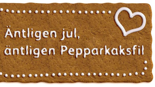 Pepparkaksfilen är här – Nu kan julen komma