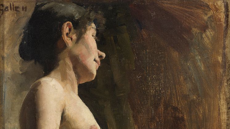 Akseli Gallen-Kallela, Nude Study, 1885. Photo: Cecilia Heisser/Nationalmuseum.