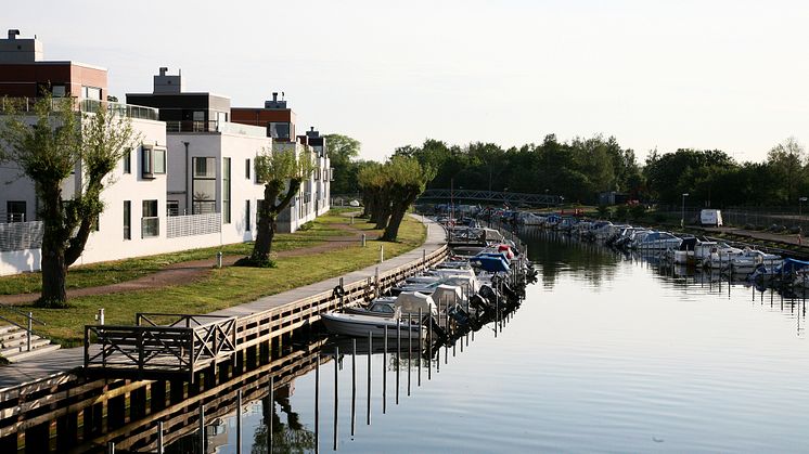 Skånska Lomma är årets bästa klimatanpassningskommun. Foto: Christian Almström, Lomma kommun.