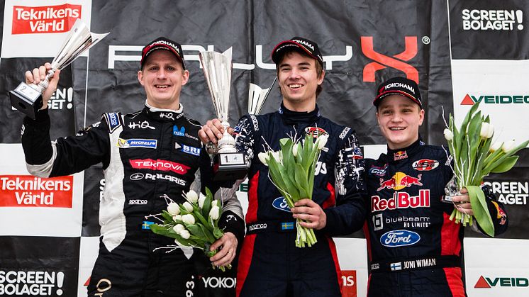 Eriksson segrade i RallyX On Ice-premiären