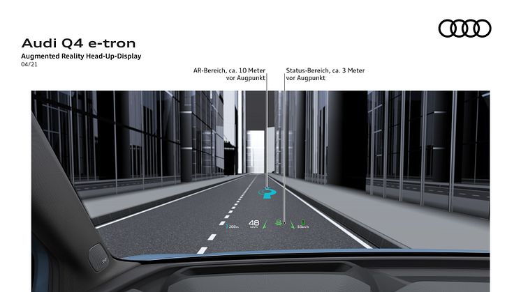 Audi Q4 e-tron Augmented Reality Head-Up-Display