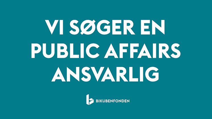 Bikubenfonden søger public affairs ansvarlig