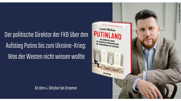 Leonid Wolkow ist am Donnerstag, 20. Oktober 2022 auf der Buchmesse!