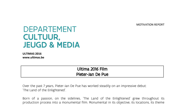 motivation report Ultima 2016 film