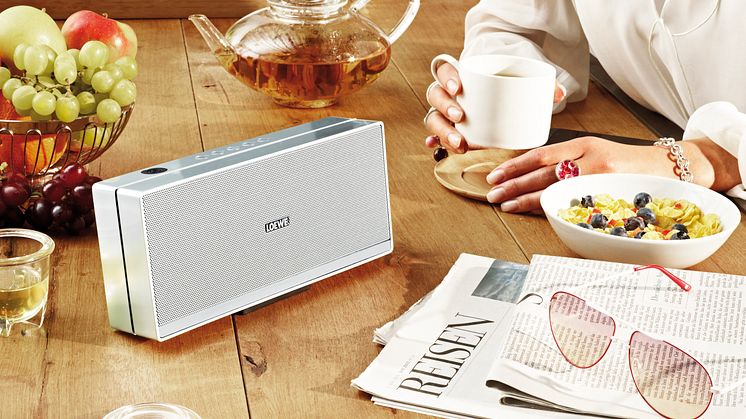 Loewe Speaker 2go er en Bluetooth højttaler, der også fungerer med NFC.