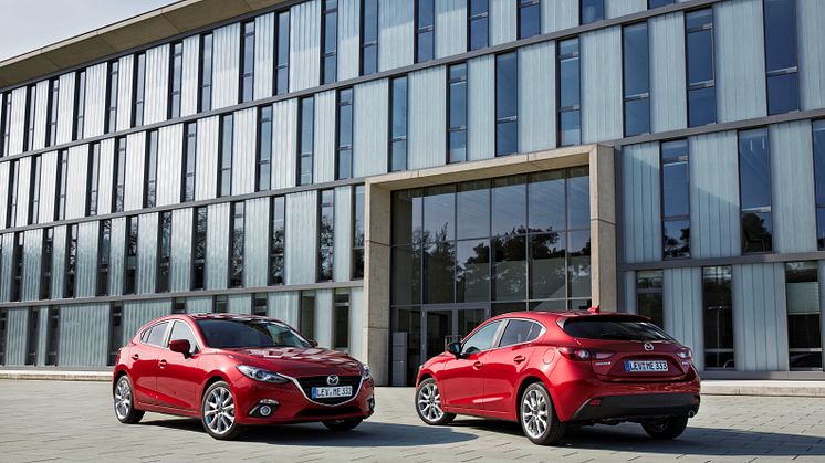 Mazda3 har nu byggts i mer än 5 miljoner