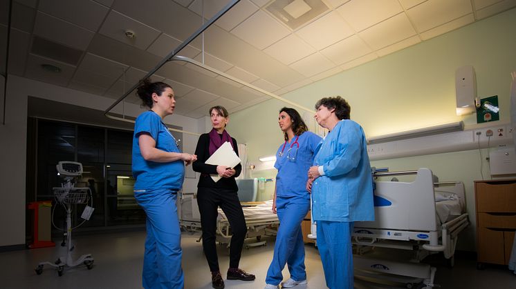 L-R: Dr Lucy Powell, Dr Alison Steven of Northumbria University, Dr Roopa McCrossan and Dr Nancy Redfern