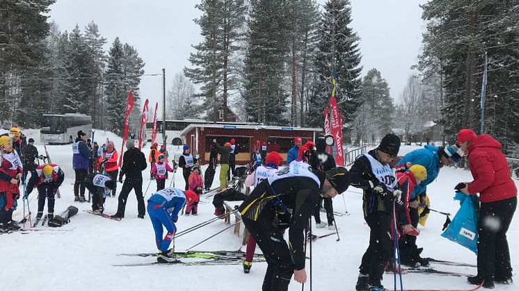 Skiiers limbering up for the world's toughest long-distance ski race - Sweden's 90k Vasaloppet