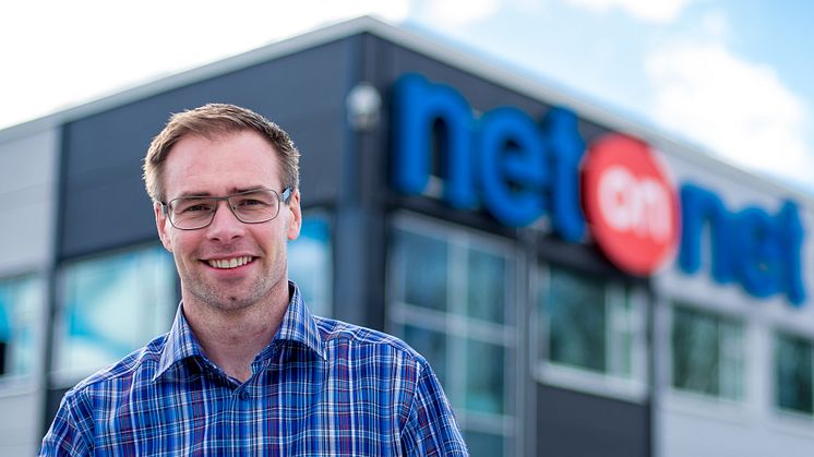 Stefan Svensson, logistikchef för NetOnNet