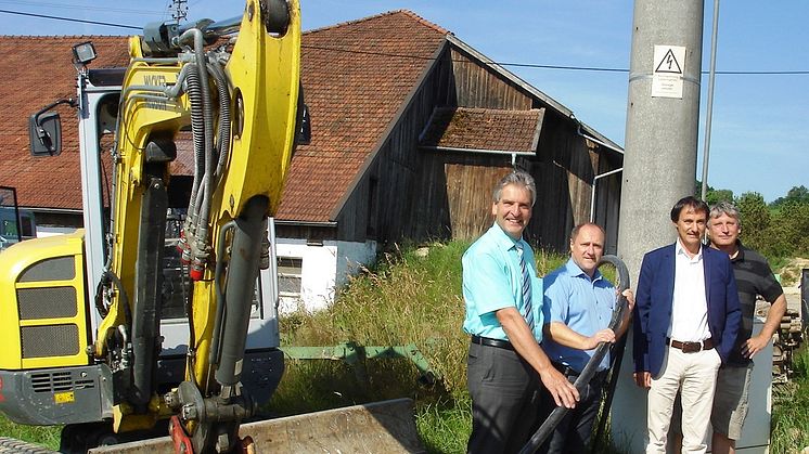 Ausbau der Versorgung mit Strom und Erdgas in Tittling