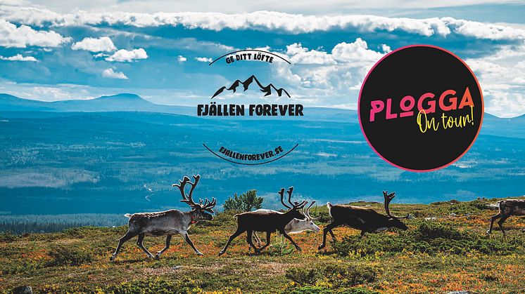 Plogga gör turné i Härjedalen för hållbarhetskampanjen Fjällen Forever