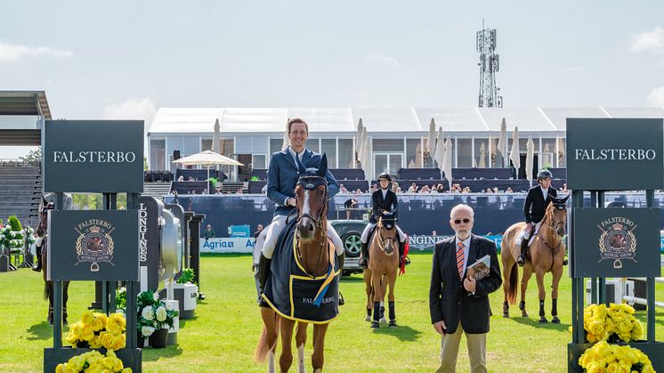 Martin Fuchs segrade i Stiftelsen Falsterbo Horse Show Pris