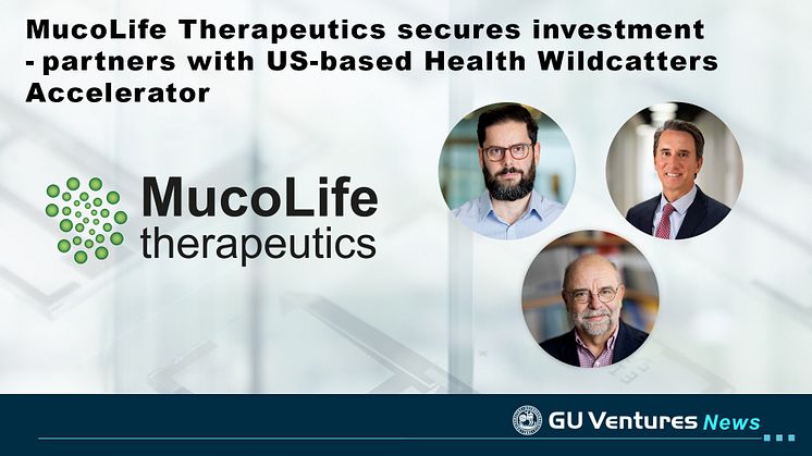 MucoLife Therapeutics secures investment and partners with US-based Health Wildcatters Accelerator to advance a first-in-class treatment for COPD