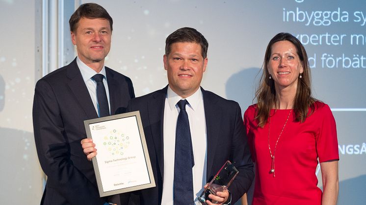 Johan Glennmo receives Sweden's Best Managed Companies 2019 recognition for Sigma Technology
