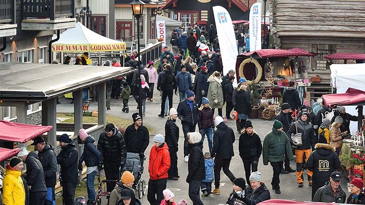 Starkt intresse för höstlov i Vemdalen och höstlovsmarknaden drog tusentals besökare