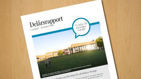 Akademiska Hus delårsrapport 1 januari – 31 mars 2016