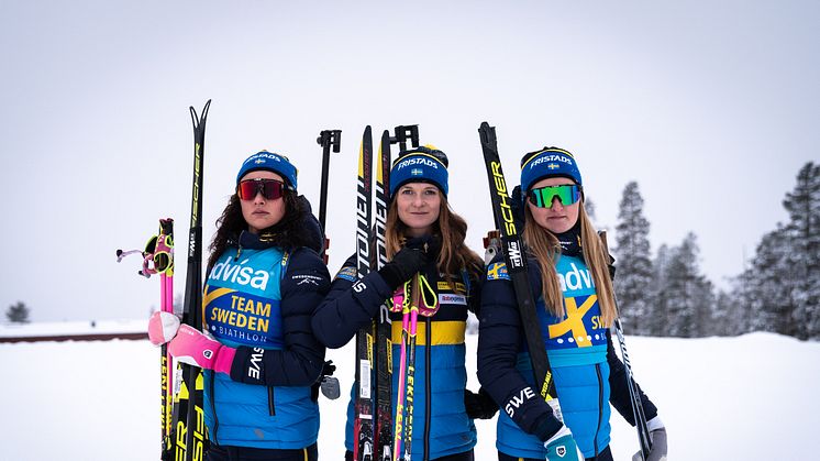 Autoexperten är teamsponsor för Svenska skidskyttelandslaget. Foto: Nicklas Olausson