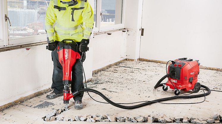 Hilti TE 2000-AVR bilningshammare ger dig kontroll och har optimal balans mellan vikt och kraft